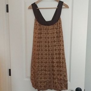 Brown pattern Foley dress